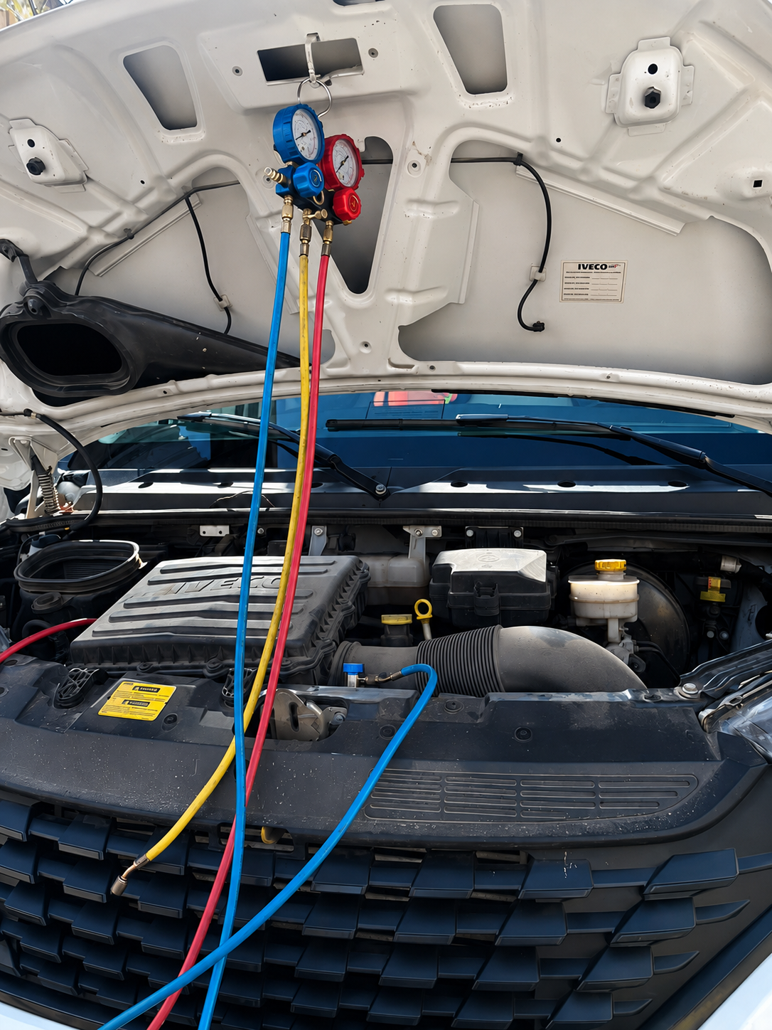 Iveco Daily 2025 em reparo de ar-condicionado